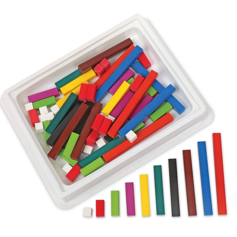 Learning Resources Cuisenaire Rods Multipak Wooden Rods, Six Sets of 74 - Image 4